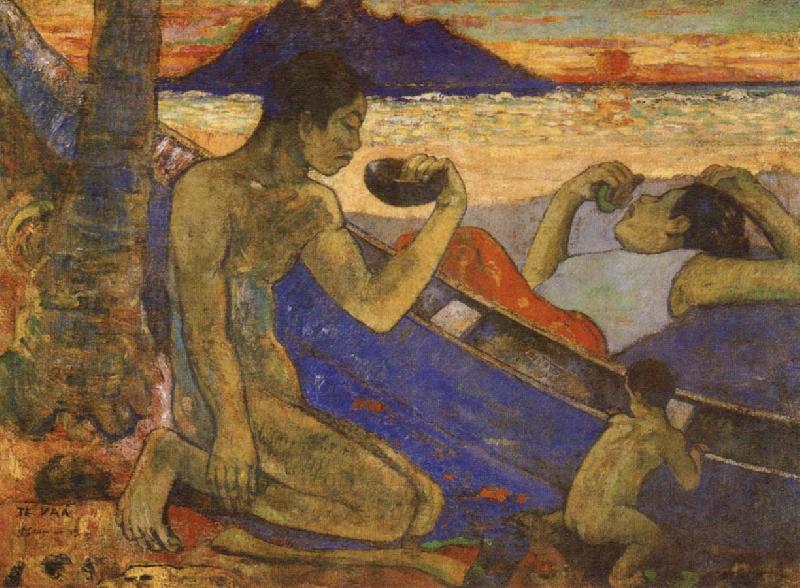 Paul Gauguin The Dug-Out oil painting picture